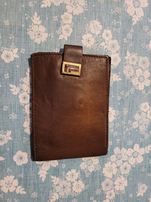 Elegancki portfel z prawdziwej brązowej skóry!