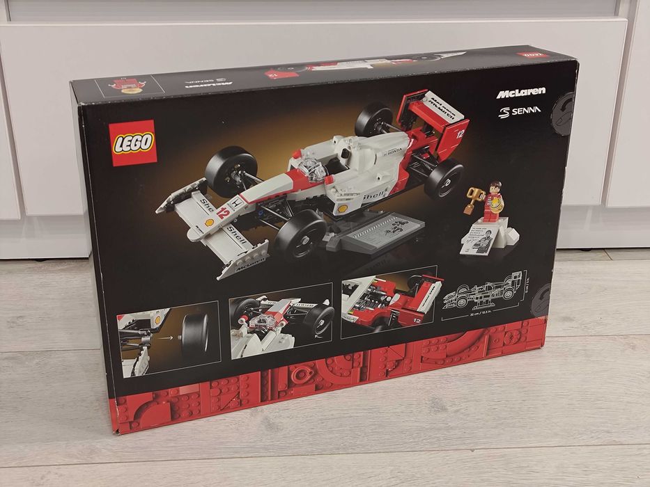 LEGO ICONS 10330 McLaren MP4/4 і Айртон Сенна