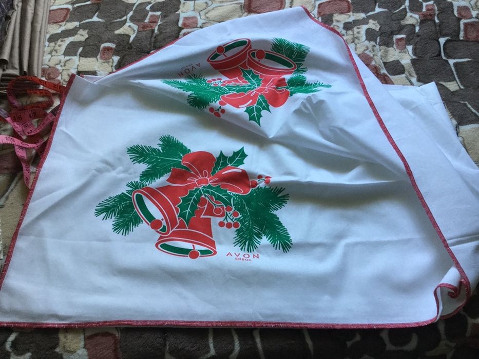 Скатерть хлопчатобумажная(новогодняя)