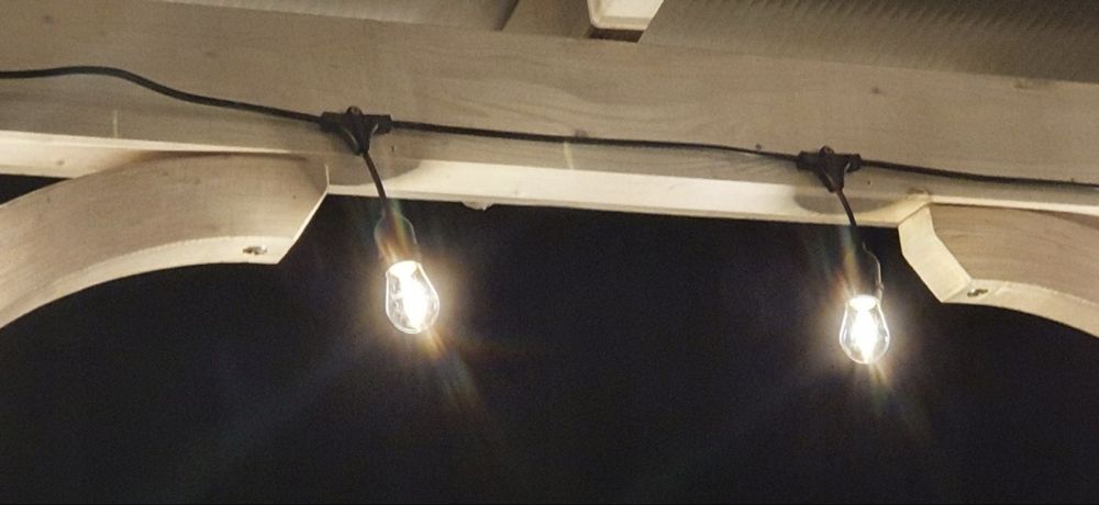 Girlanda Ogrodowa LED 20m – 20 Żarówek balkon taras działka camping