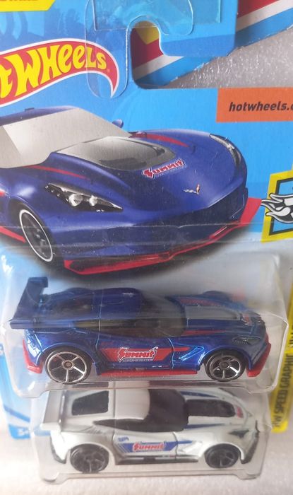 Conjunto 2 corvette c7.R hot wheels