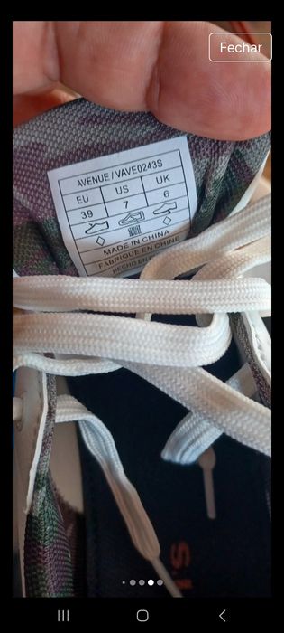 Sapatilhas Levi's Avenue White Khaki N39