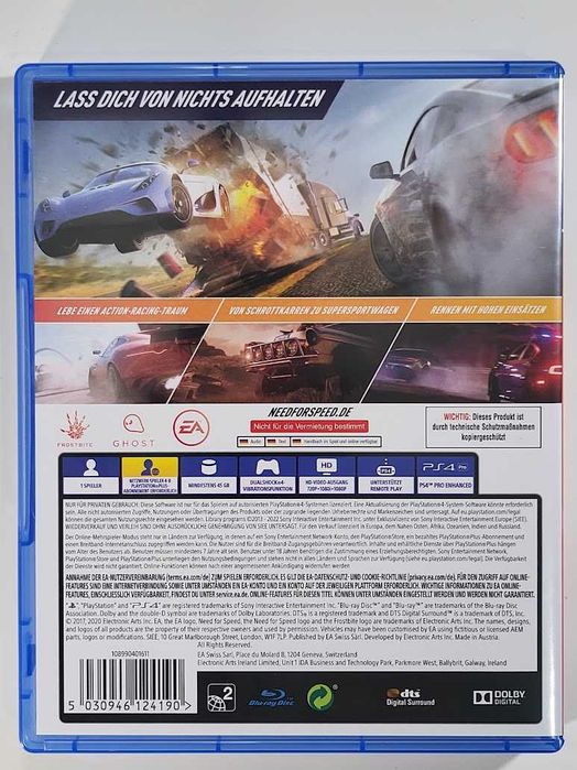 Need for Speed Payback / Gra PS4 / Skup gier / Gry używane / Warszawa