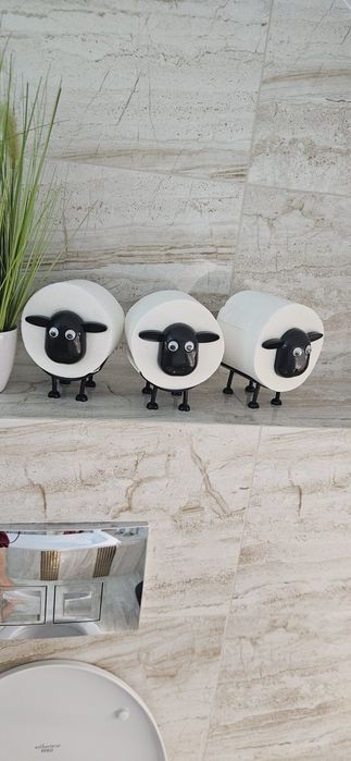 Stojak na papier toaletowy baranek shaun