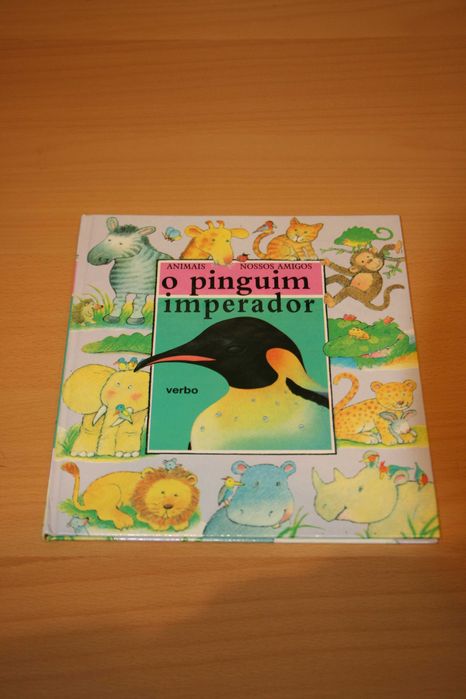 Livro "Animais Nossos Amigos - O Pinguim Imperador"