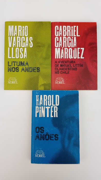 Nobel Laureate - Gabriel Garcia Marquez, Harold Pinter, Mario Vargas Llosa
