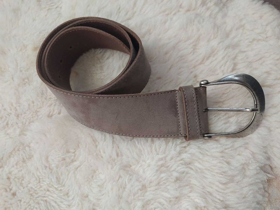 Широкий жіночий шкіряний пояс ремінь баска Vanzetti