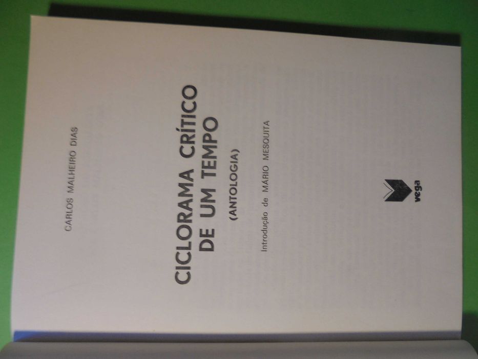 Dias (Carlos Malheiro);Ciclorama Crítico de um Tempo