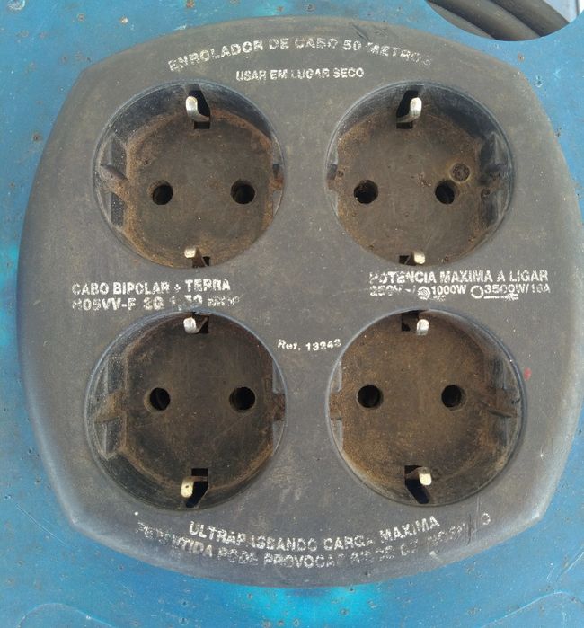 Extensão 50 mts 3500w pouco usada