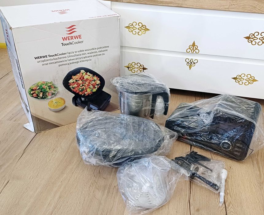 Nowy MultiCooker Werwe czarny akcesoria nakładka szatkująca Lidlomix