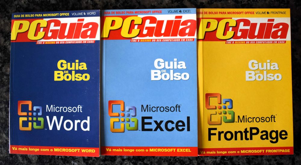 3 Guias de Bolso - Microsoft Word, Excel e FrontPage