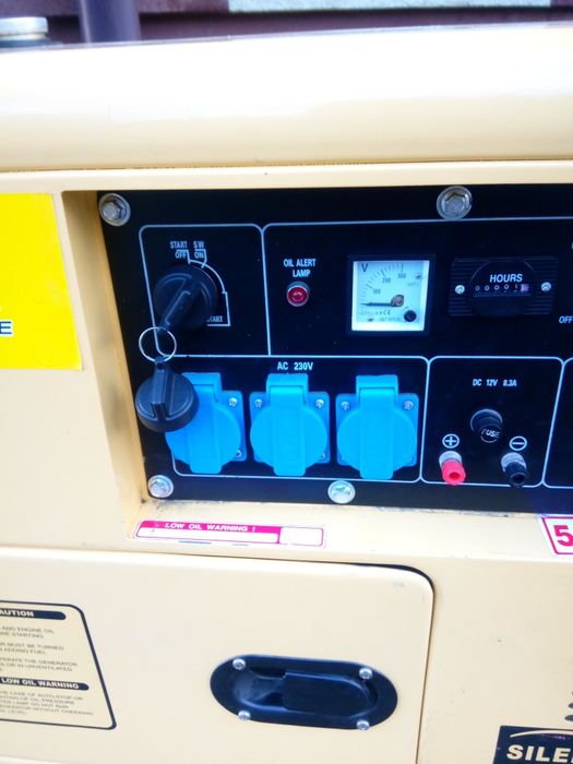 Agregat prądotwórczy 6,8 kVA z ATS nowy [diesel]