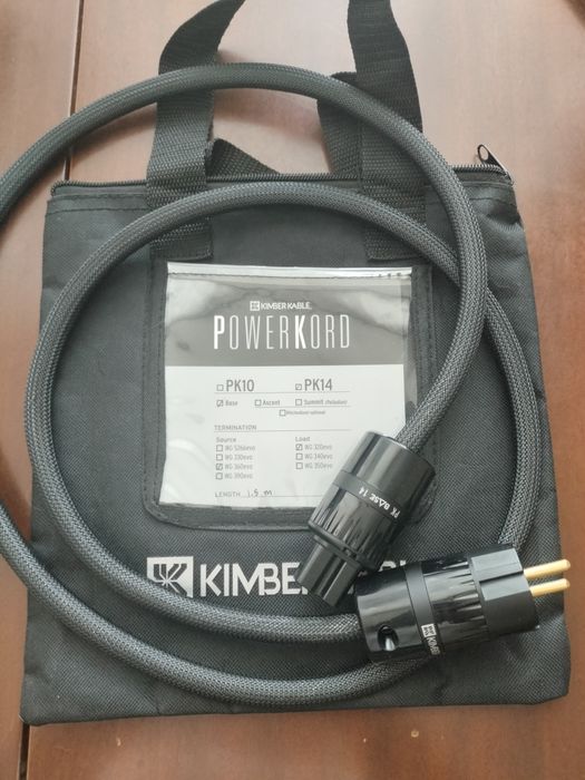 Kimber Kable PK14 силовой кабель HI-FI  1.5м
