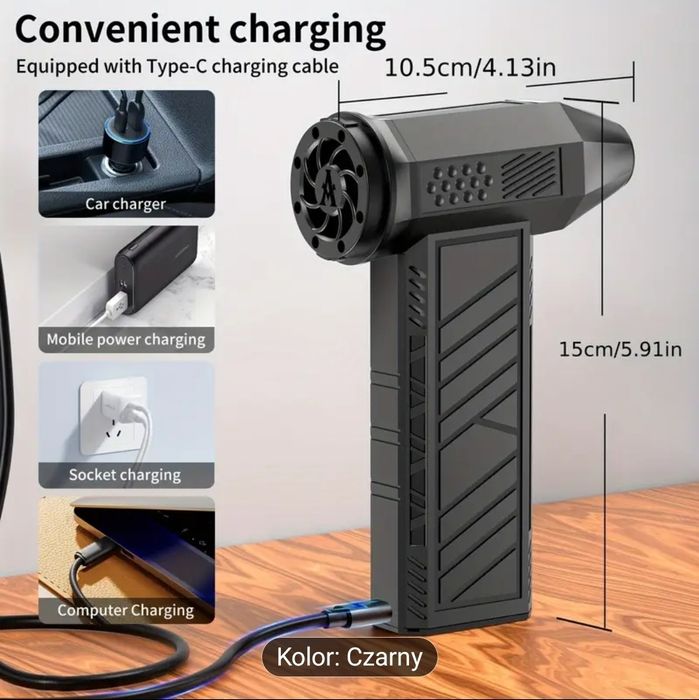 Przenośna dmuchawa, turbo fan