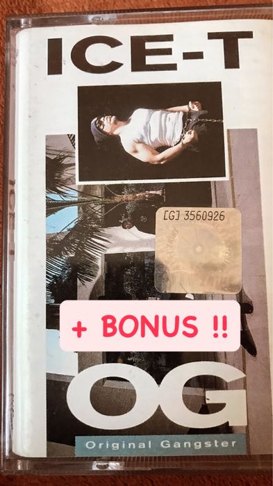Kaseta ICE-T OG Original Gangster 91’ Mc Eiht kaseta gratis! Okazja!