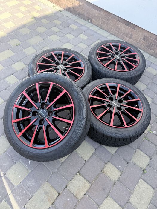 Диски R15 Borbert 4x100 Honda / Renault / Toyota / KIA шини 185/55R15 літо (комплект)