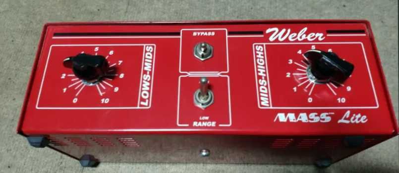 Atenuador Weber p_ amplificador de guitarra elétrica Mass Lite (USA)