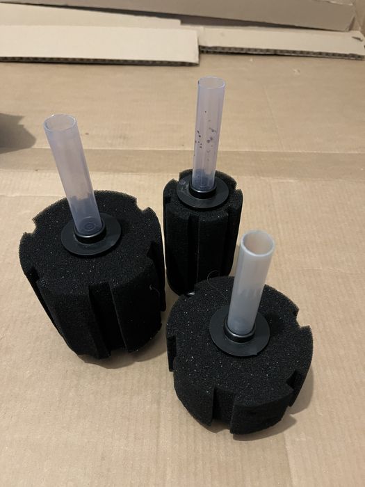 3 Filtros esponja para aquários