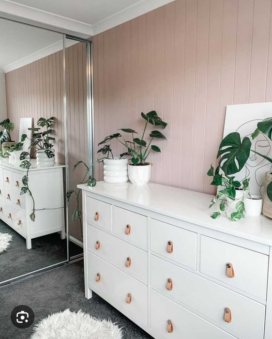 Conjunto 7 puxadores pele IKEA Östernäs