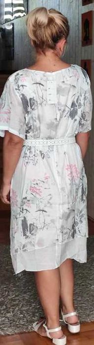 Sukienka letnia kwiaty 3XL