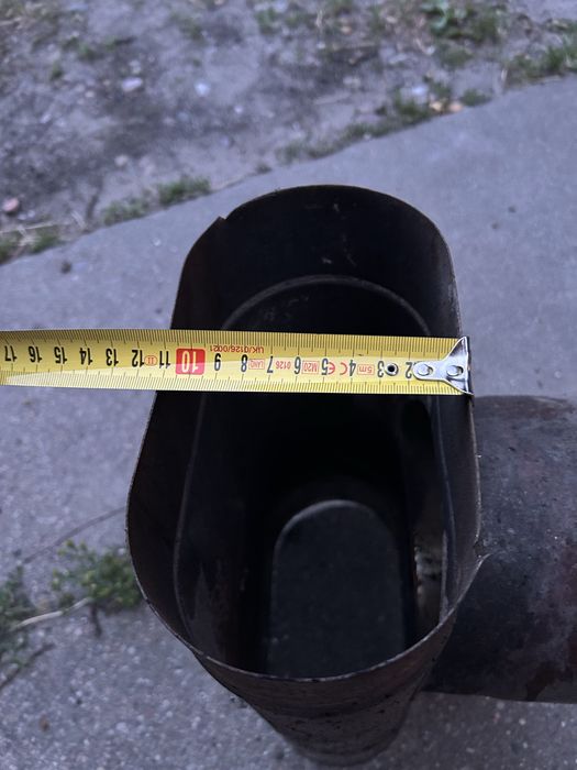 Wklad kominowy ocynk 8mm gubość , dlugosc 7 metrow