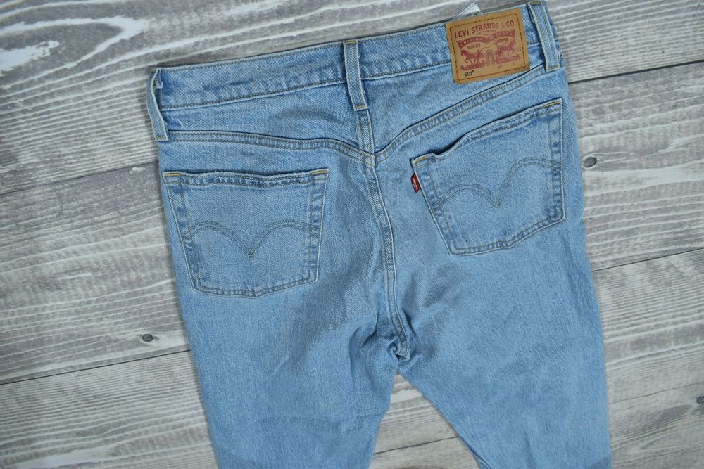 Levis Dzinsy 501 W Stylu Lat 90 Tych W28 L30