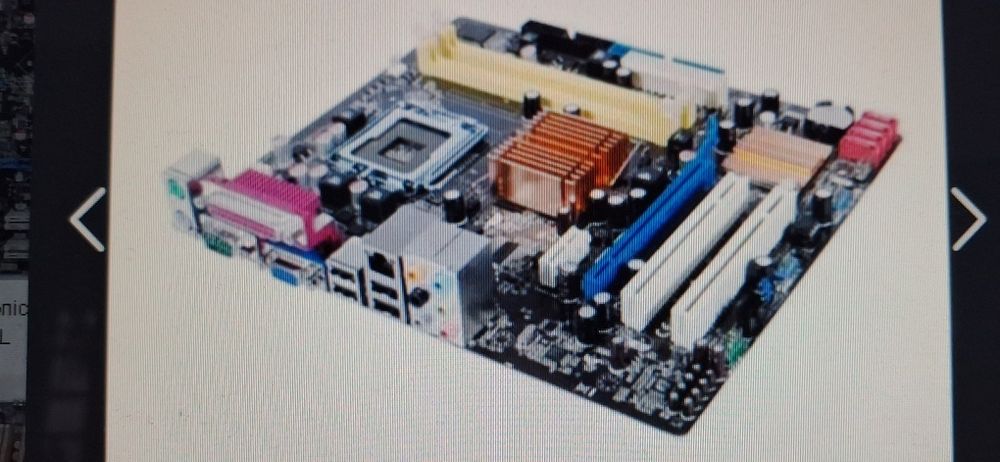 Conjunto de board  asus socket 775 completo