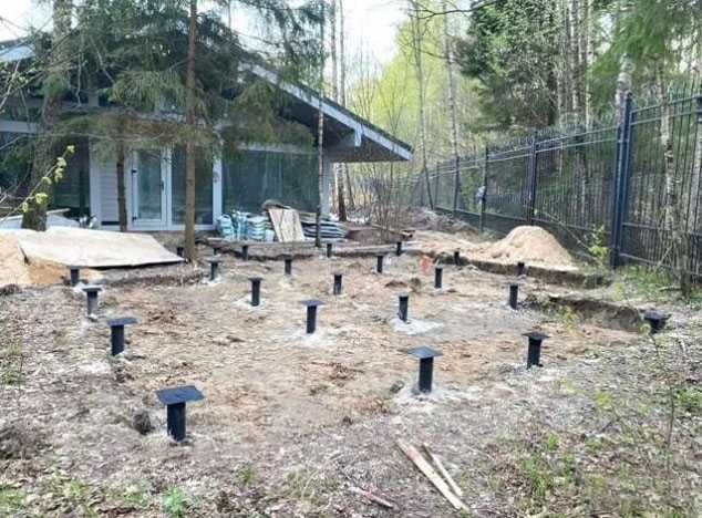 Сваї гвинтові, геошуруп, палі, сваи винтовые, монтаж, фундамент