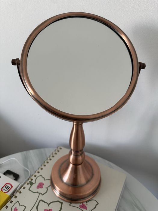 Espelho de aumento para maquilhagem e beleza - côncavo curvado