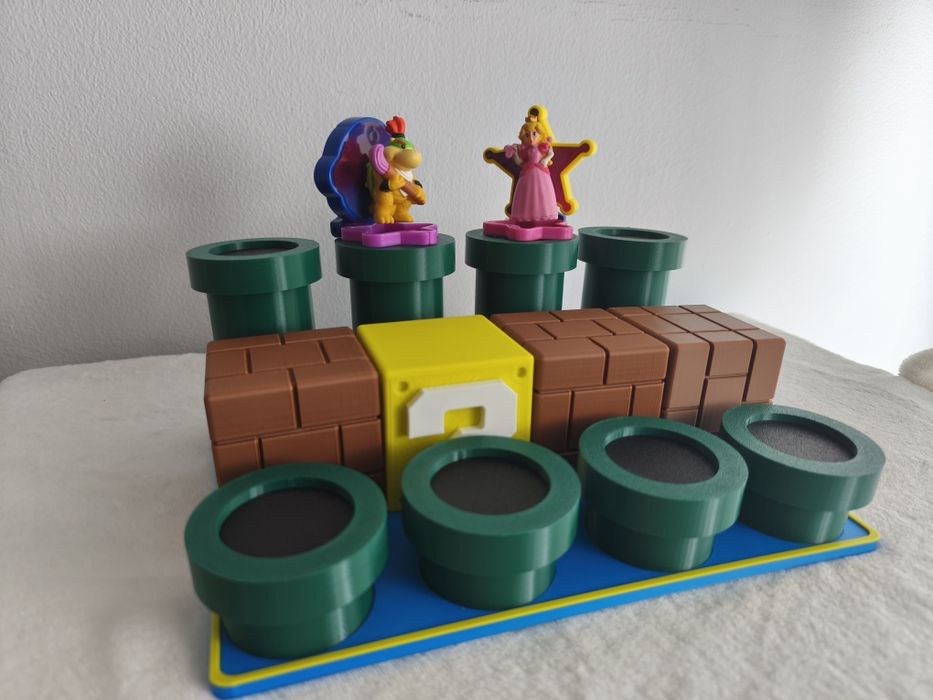 Expositor Gamer Retro para Colecionáveis e Decoração Setup