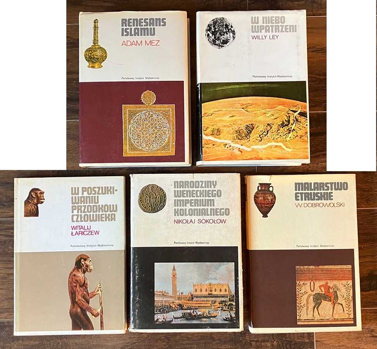 5 książek z serii Ceram (archeologia, antropoligia)