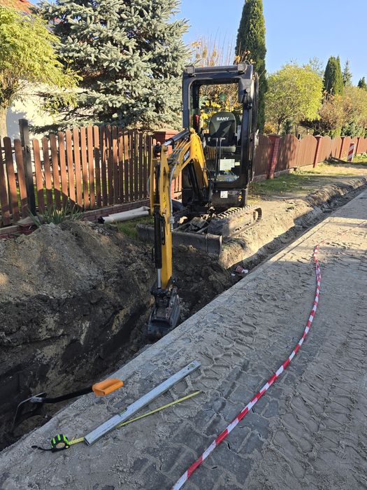 Usługi Minikoparką prace ziemne