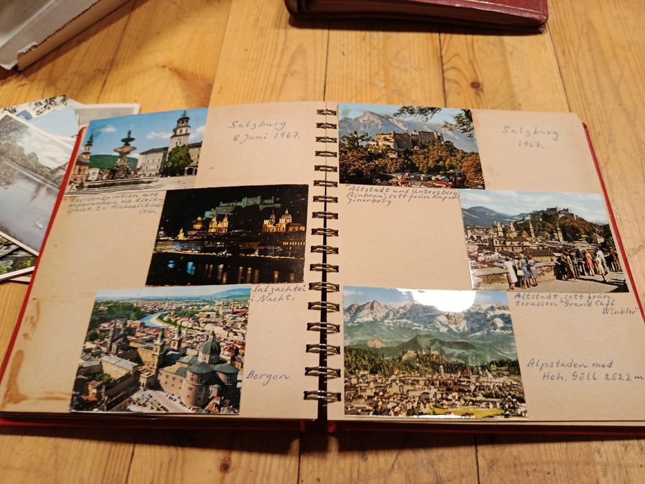 Kolekcja widokówek pocztówki stare