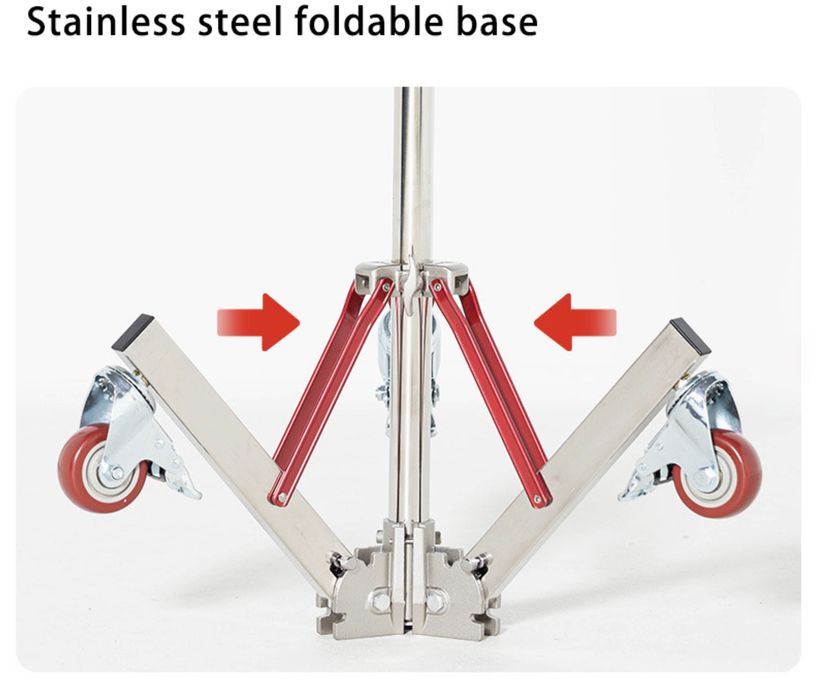 Tripé Alumínio Profissional C-Stand Rodas