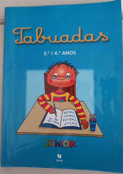 Livro apoio Matemática 3°/4° anos: "Tabuadas"