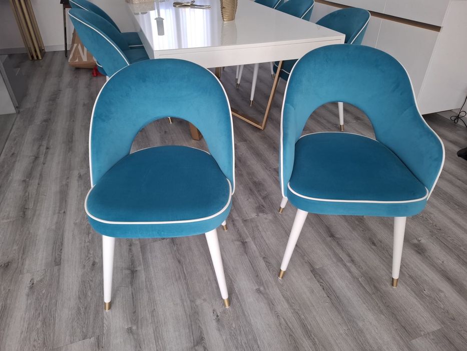 Sala de jantar completa nova com 8 cadeiras