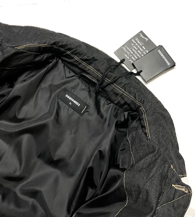 Kurtka Dsquared2 pikowana D2 ocieplana