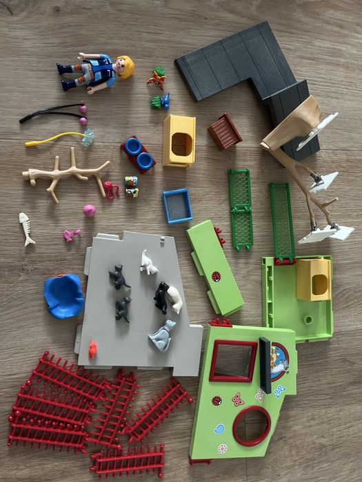 Klocki playmobil zestaw z kotkami