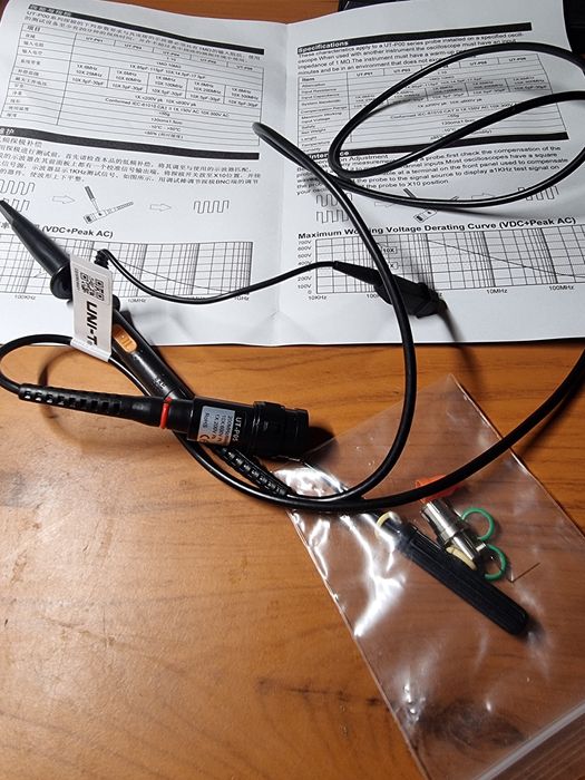 Щуп для осциллографа 200 МГц (UNI - T)