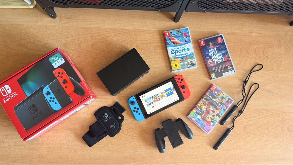 Nintendo switch c/ jogos