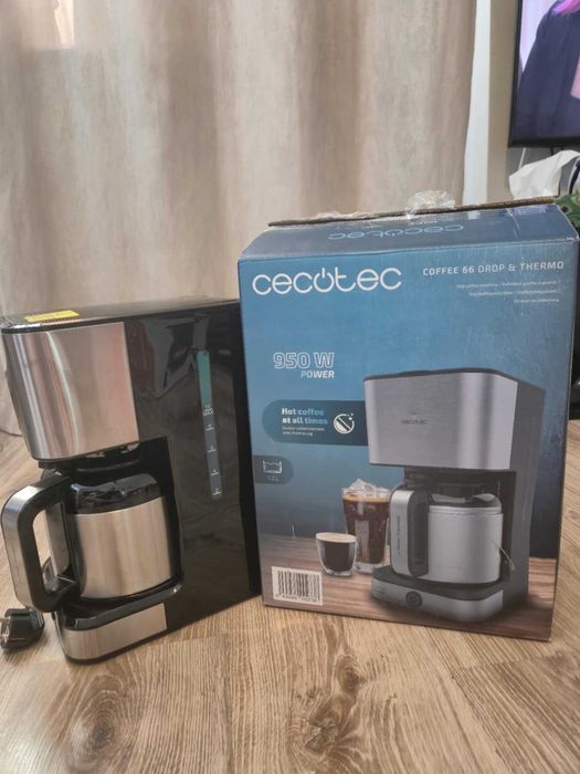 Ekspres przelewowy Cecotec Coffee 66 Drop & Thermo o mocy 950 W, Nowy