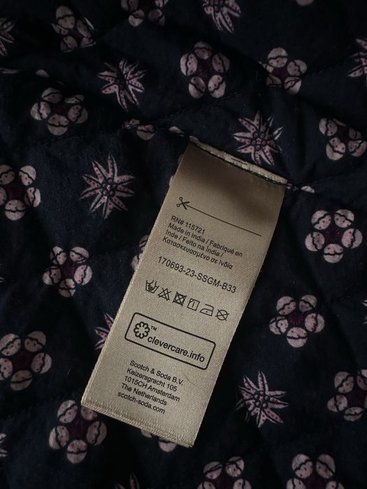 двохсторонній жилет печворк стьобаний SCOTCH & SODA