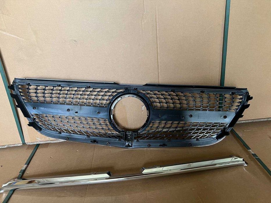 Решітка радіатора Mercedes-Benz Vito 447 2014-2023 Diamond передняя решетка радиатора мерседес бенц віто