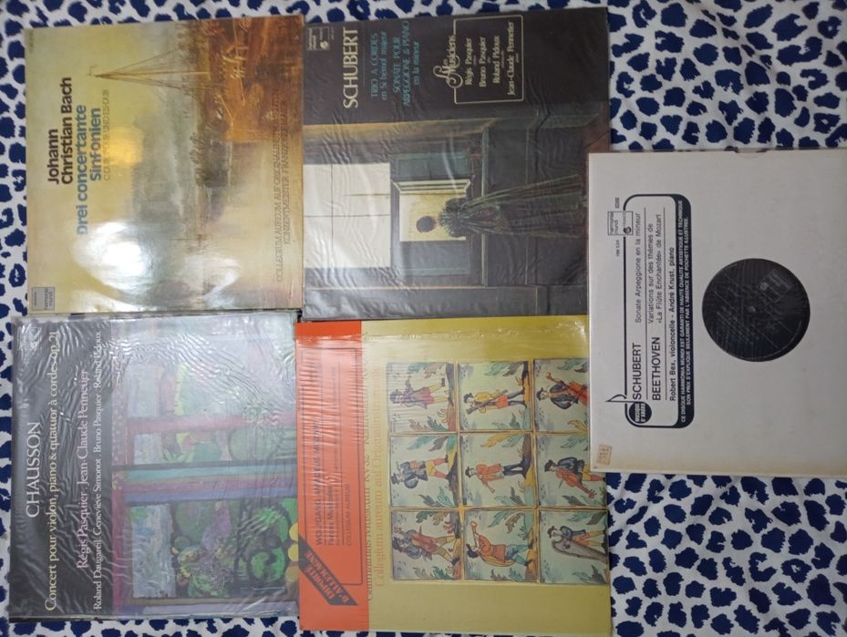 5 DISCOS Vinil musica clássica Harmonia Mundia - Como novos!