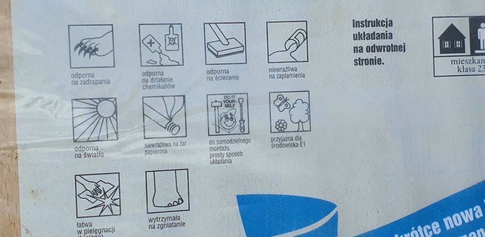 18szt Panele podłogowe podłoga drewno Kronospan Melnox Melnofloor Buk