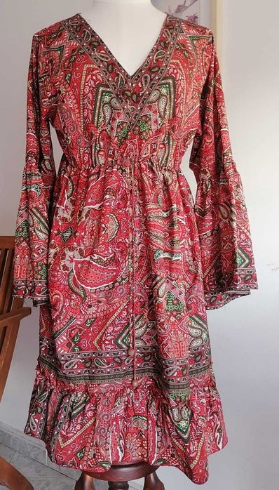 Vestido Boho M muito bom
