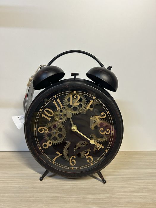 Metalowy zegar w stylu retro – imitacja budzika nr.8377