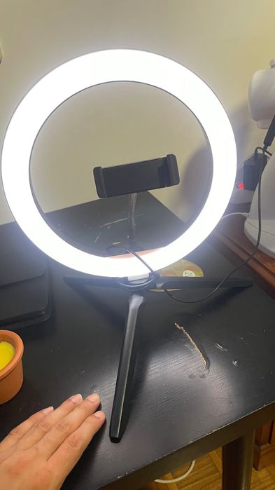 Ring light com suporte