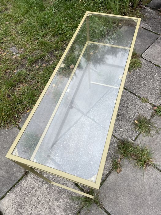 Konsola Stolik 35x100x80 cm złoty