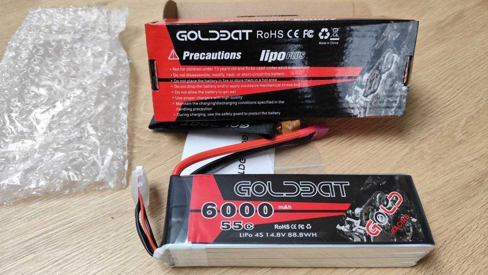Akumulator GOLDBAT LiPo4S 14.8V 6000mAh 55C